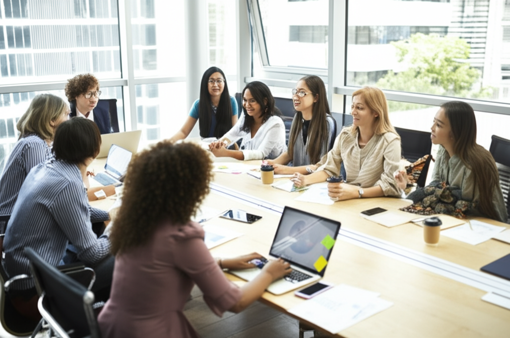 Policy advocacy meeting with diverse stakeholders