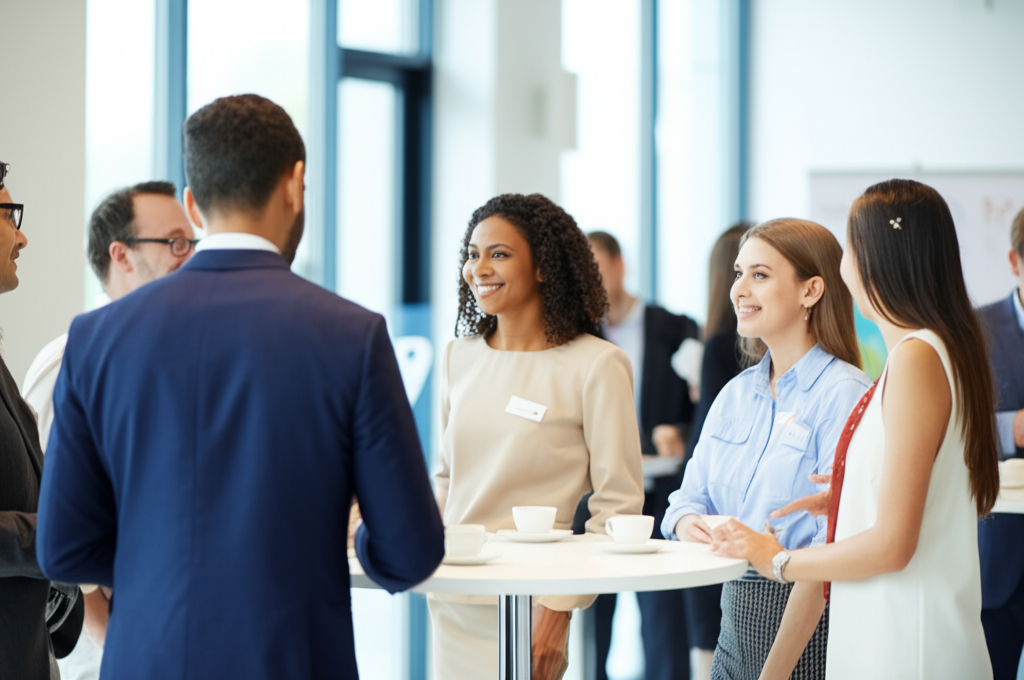 Business networking event