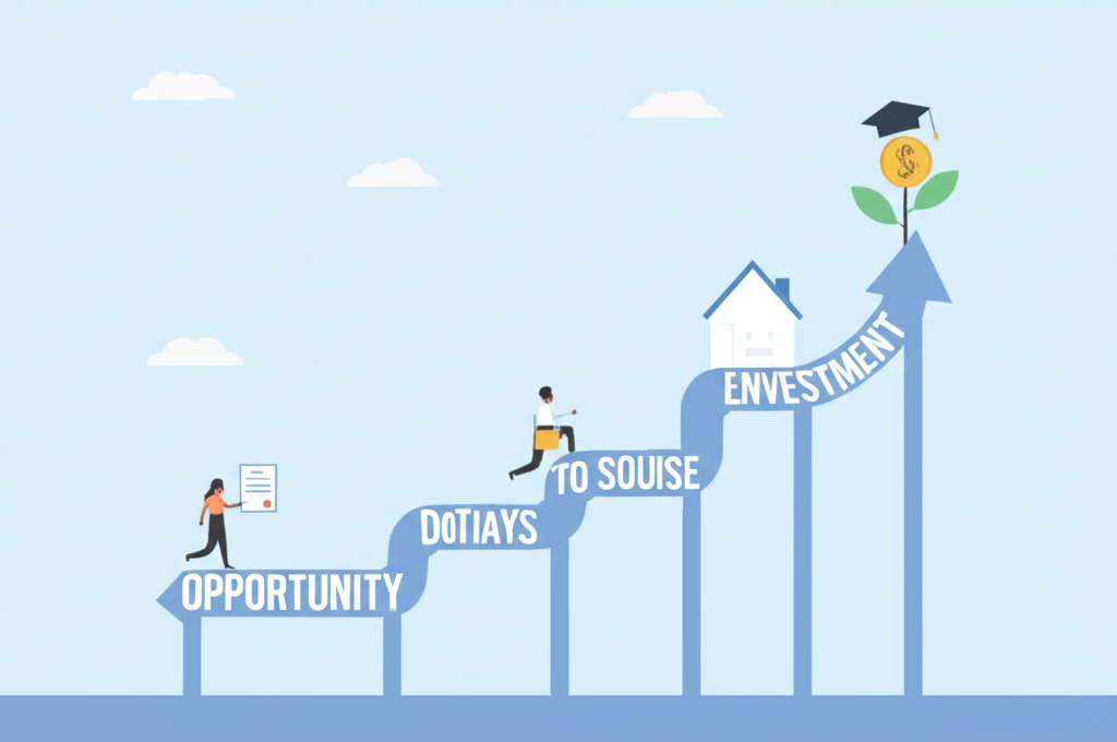 Economic opportunity illustration